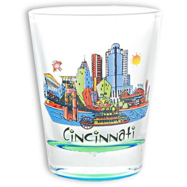 Cincinnati Shot Glass