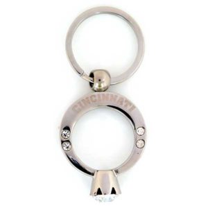 Cincinnati Engagement Ring Keychain