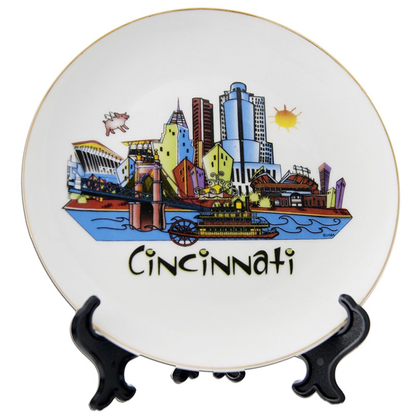 Cincinnati Souvenir Plate