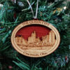 Cincinnati Skyline Wood Ornament