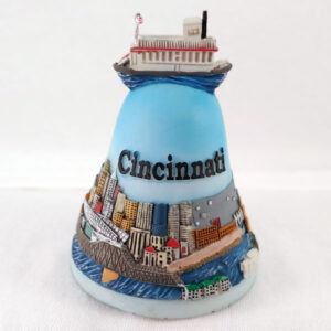 Cincinnati 2D Riverboat Souvenir Bell