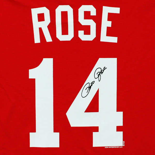 Pete Rose T-Shirt Back Detail