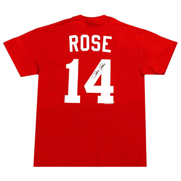 Pete Rose T-Shirt Back