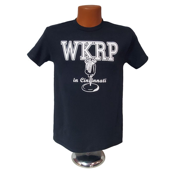 WKRP in Cincinnati Black T-Shirt