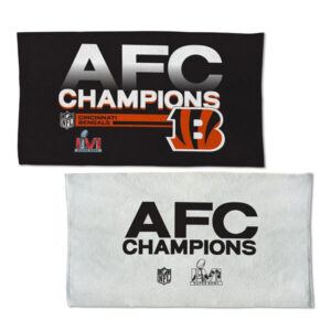 Cincinnati Bengals 2021 AFC Champs On-Field Locker Room Towel