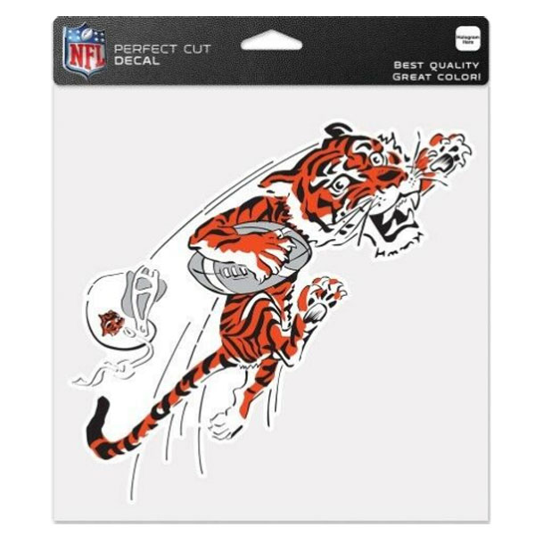Cincinnati Bengals Retro Logo Running Tiger Decal