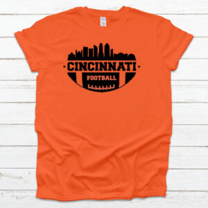 Cincinnati Football Orange Short-Sleeve T-Shirt