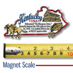 Kentucky Large Rubber State Magnet Scale