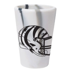 Cincinnati Bengals Black and White Silicone Shot Glass