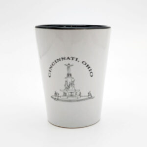 Cincinnati Fountain Square Shot Glass