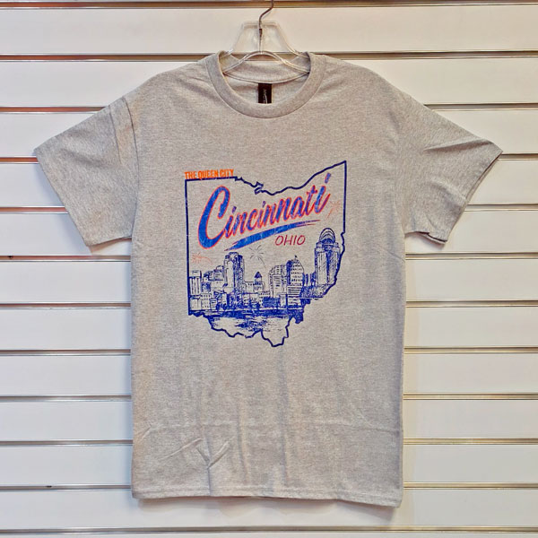 Cincinnati Fireworks Over Ohio River T-Shirt